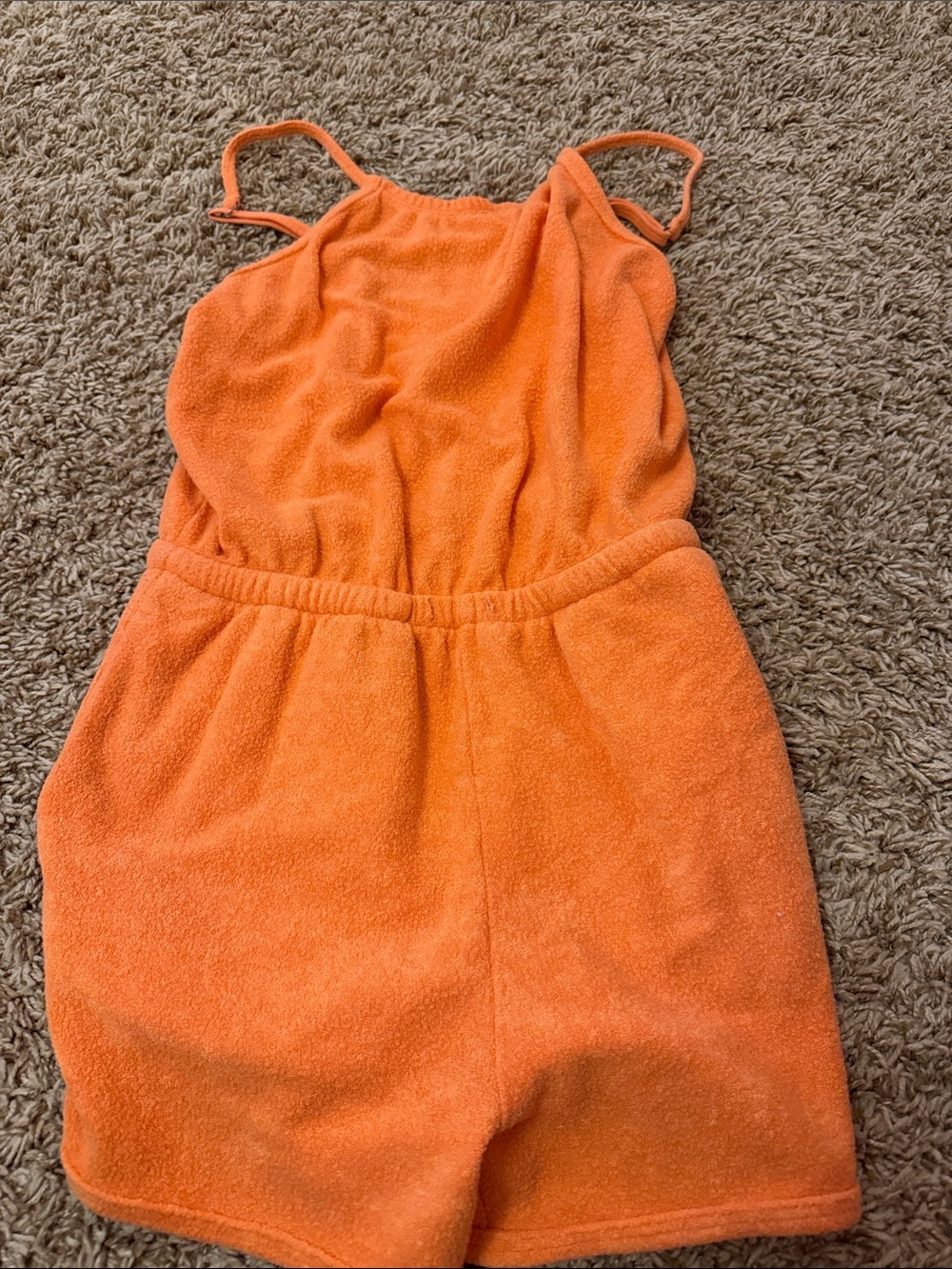 abercrombie kids Orange Terry Romper